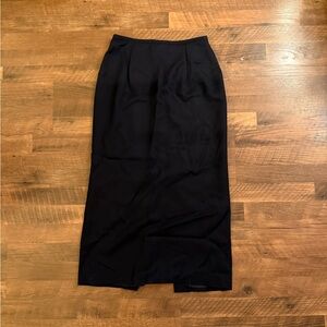 Ralph Lauren 100% wool Blue maxi Skirt